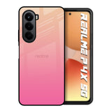 Pastel Pink Gradient Realme P4x 5G Glass Back Cover Online