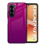 Magenta Gradient Realme P4x 5G Glass Back Cover Online