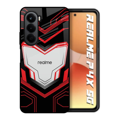 Quantum Suit Realme P4x 5G Glass Back Cover Online