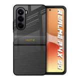 Grey Metallic Glass Realme P4x 5G Glass Back Cover Online