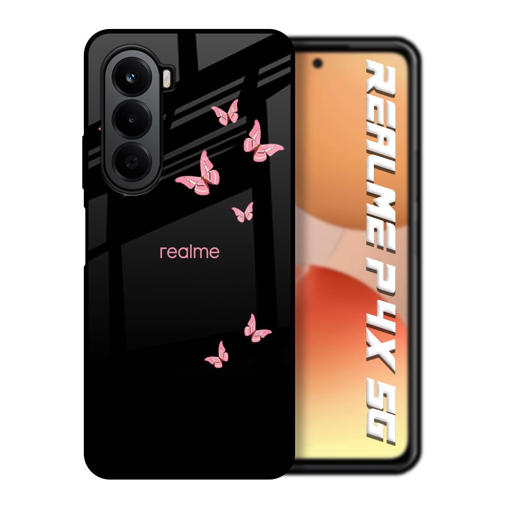 Fly Butterfly Realme P4x 5G Glass Back Cover Online