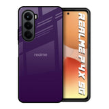 Dark Purple Realme P4x 5G Glass Back Cover Online