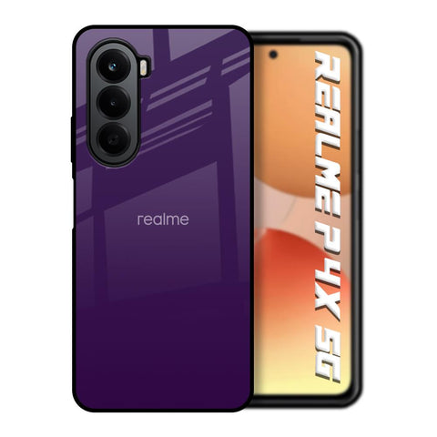 Dark Purple Realme P4x 5G Glass Back Cover Online
