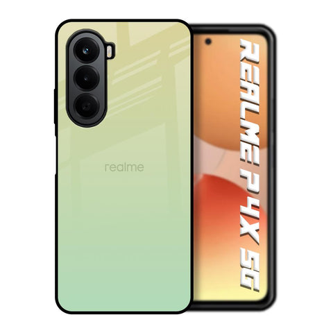 Mint Green Gradient Realme P4x 5G Glass Back Cover Online