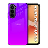 Purple Pink Realme P4x 5G Glass Back Cover Online
