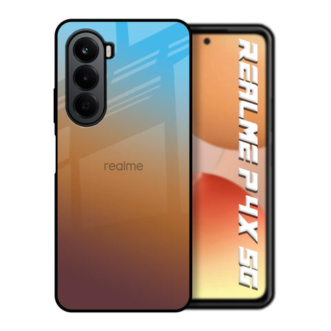 Rich Brown Realme P4x 5G Glass Back Cover Online