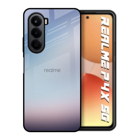 Light Sky Texture Realme P4x 5G Glass Back Cover Online