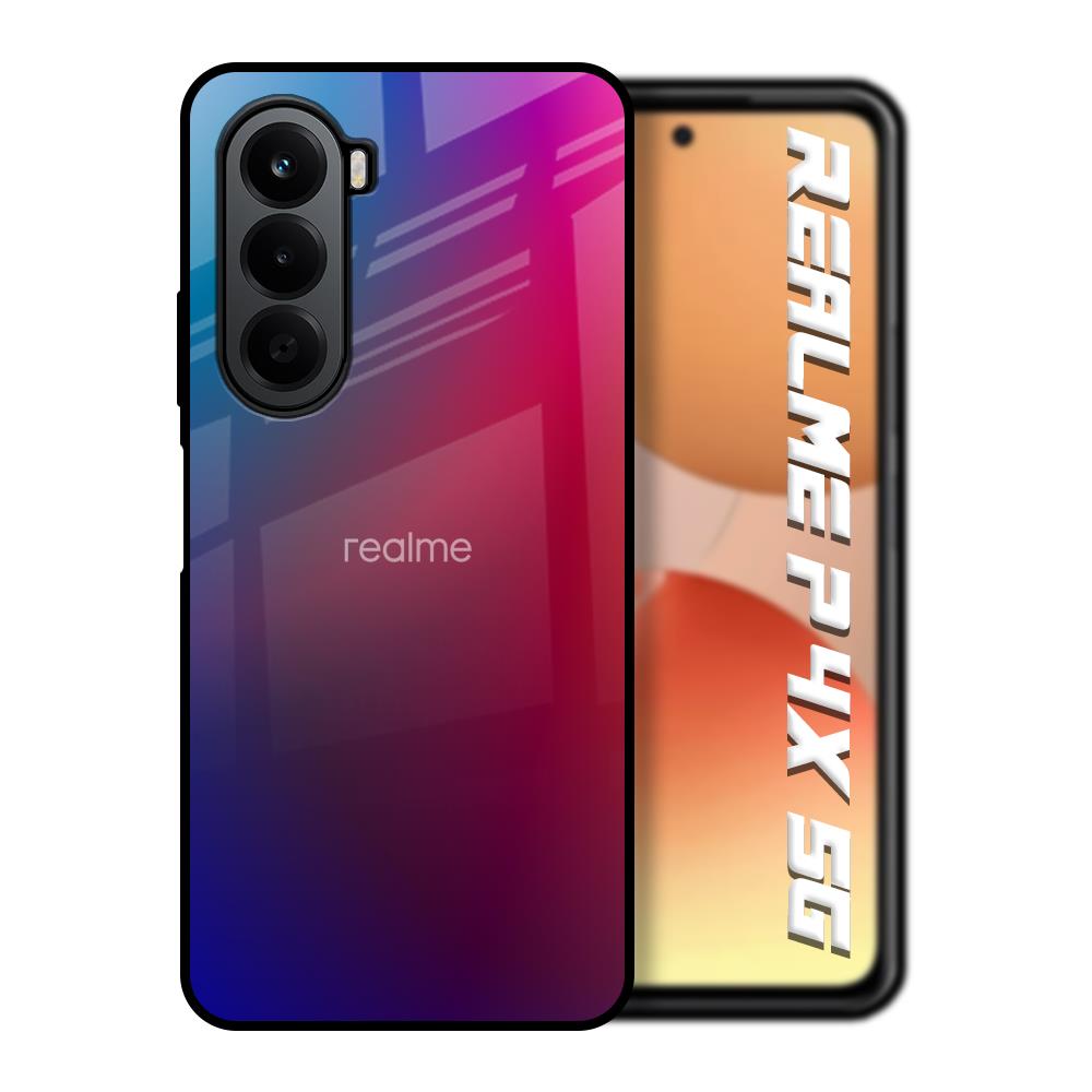 Magical Color Shade Realme P4x 5G Glass Back Cover Online