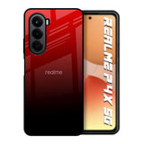 Maroon Faded Realme P4x 5G Glass Back Cover Online