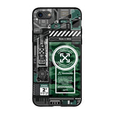 Green Camo Circuit iPhone 8 Glass Back Cover Online