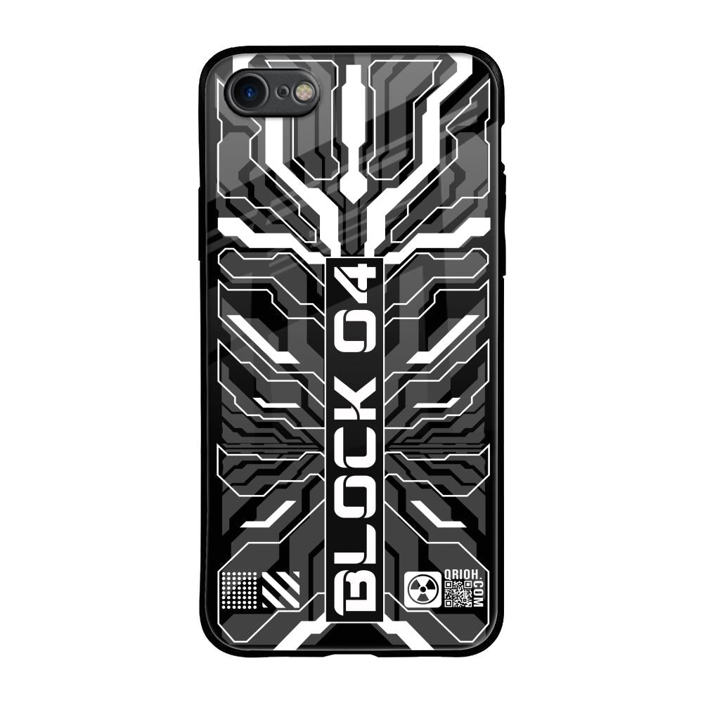 Monochrome Magic iPhone 8 Glass Back Cover Online
