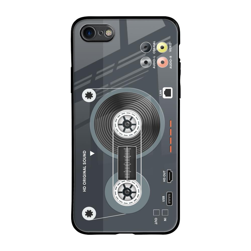 Retro Recorder iPhone 8 Glass Back Cover Online
