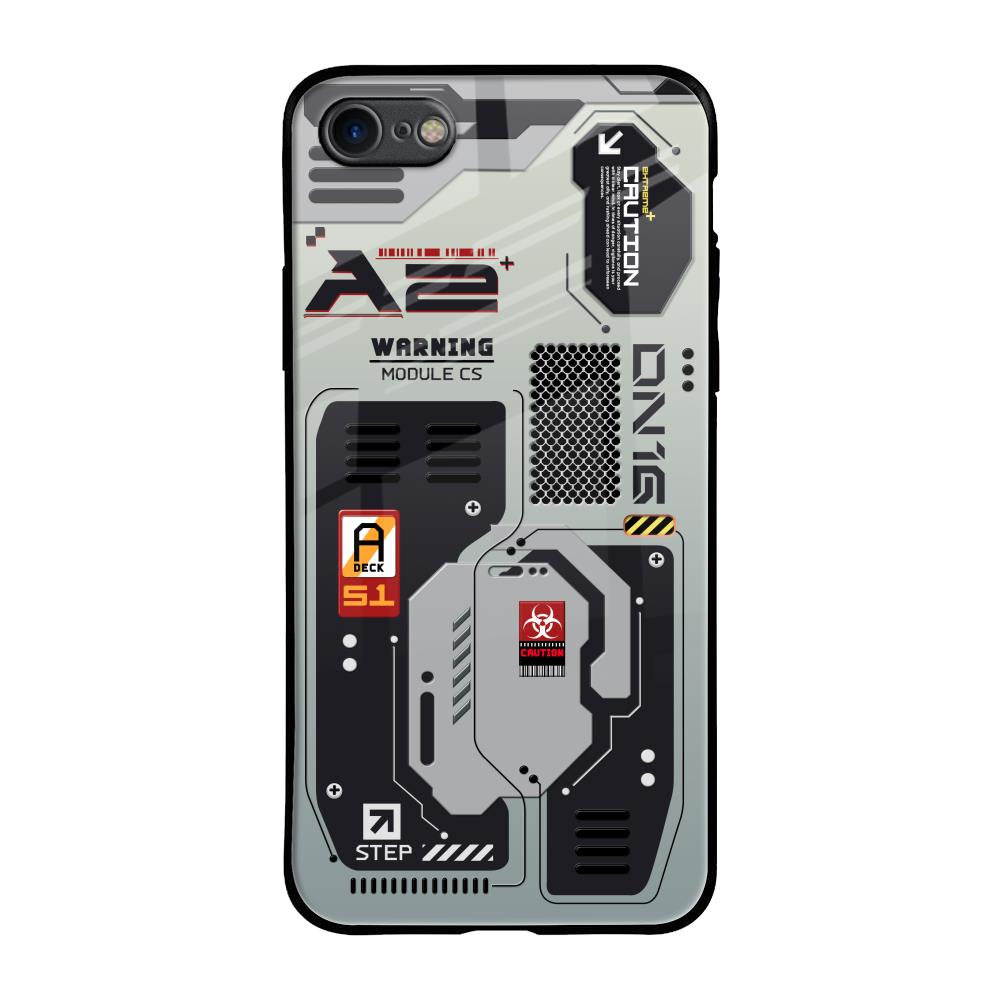 Techno Vibes iPhone 8 Glass Back Cover Online