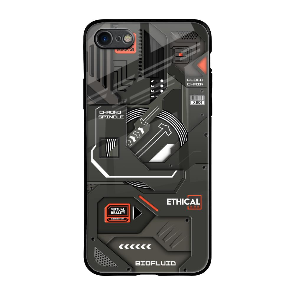Tech Aesthetics iPhone 8 Glass Back Cover Online