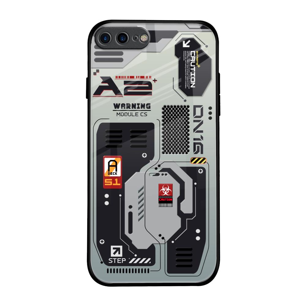 Techno Vibes iPhone 8 Plus Glass Back Cover Online