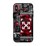 Technology Art iPhone X Glass Back Cover Online