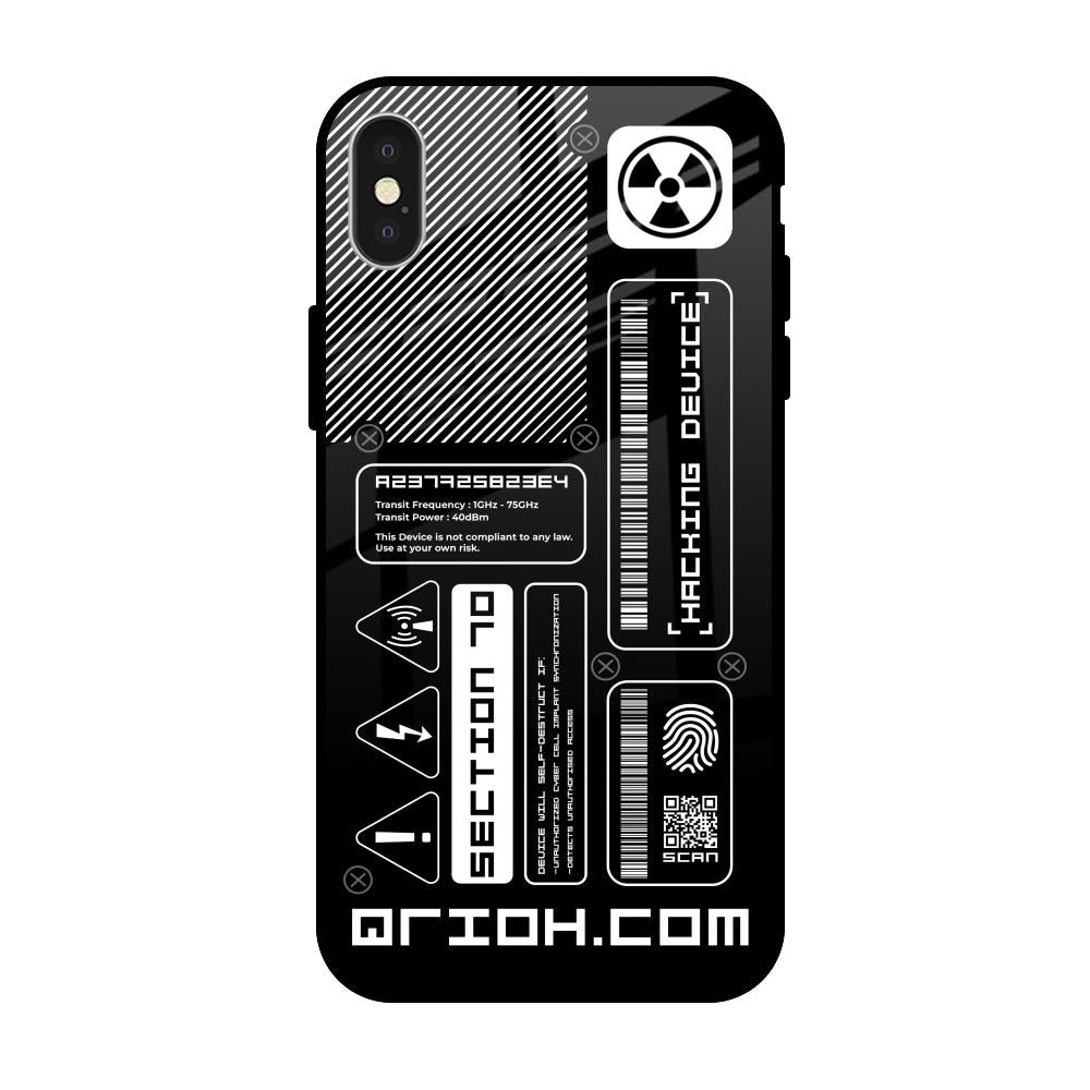 Futuristic Art iPhone X Glass Back Cover Online