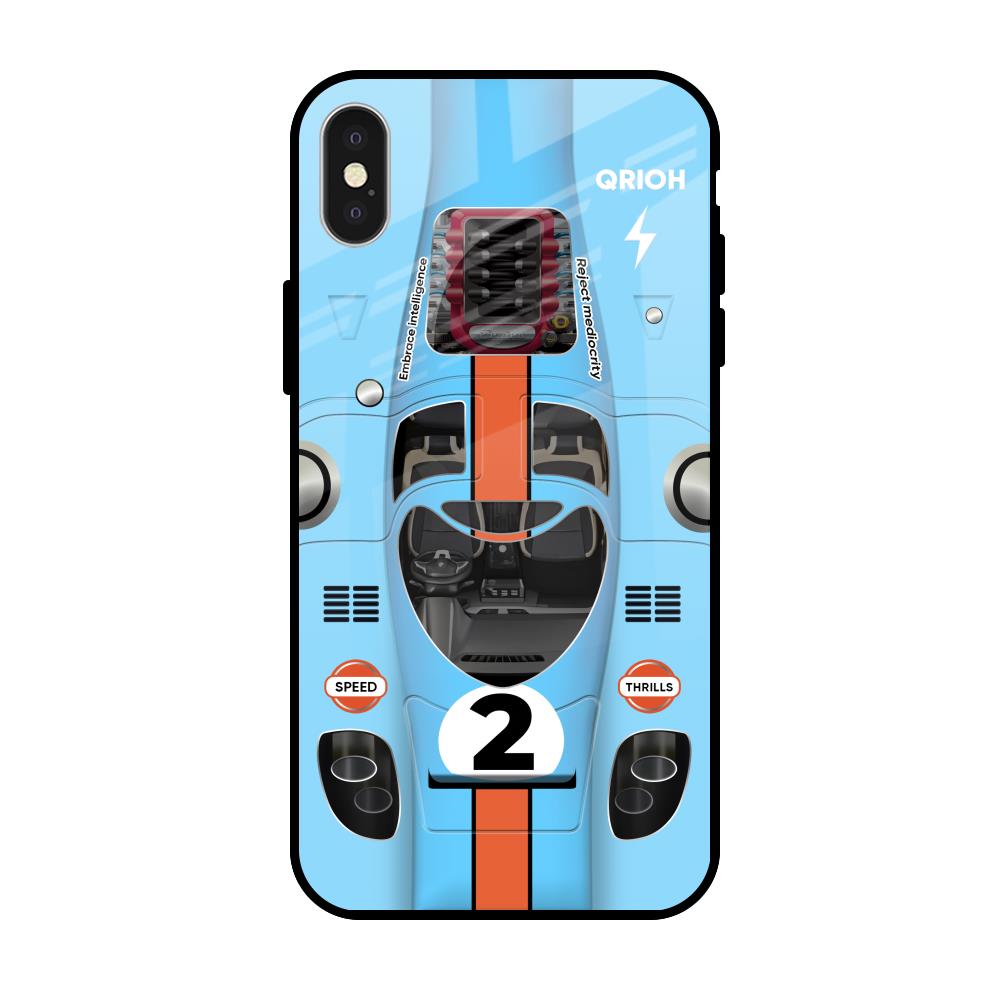 Race Laboratory iPhone X Glass Back Cover Online
