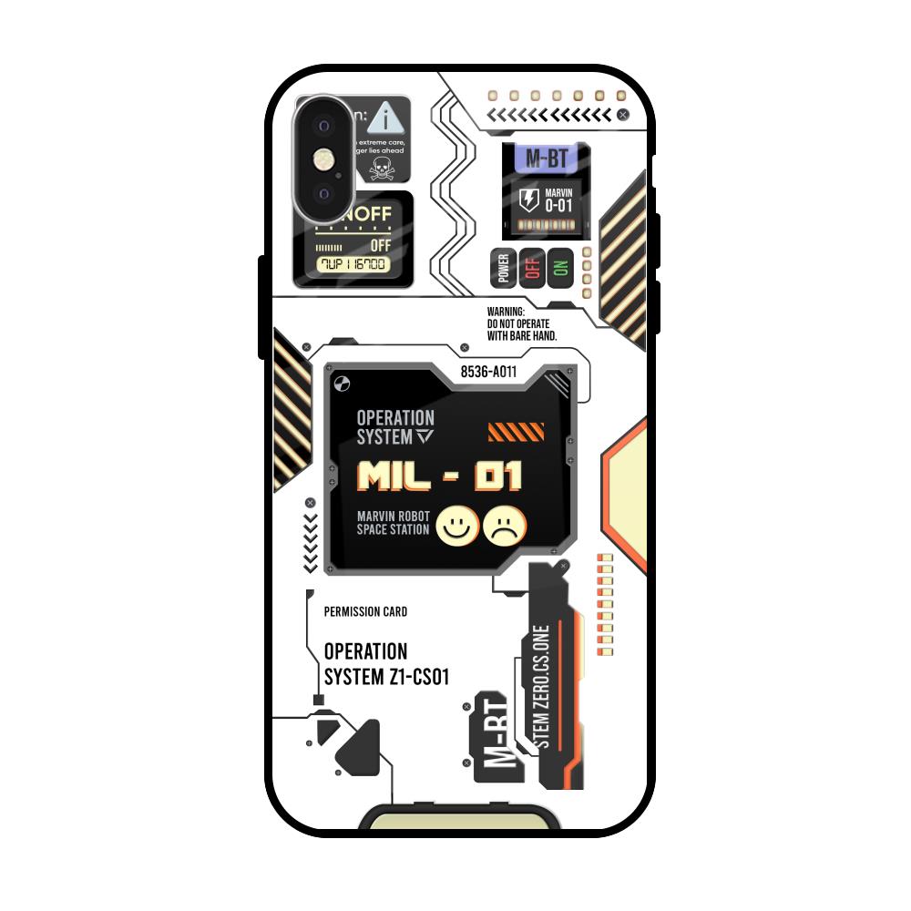 Tech Display iPhone X Glass Back Cover Online