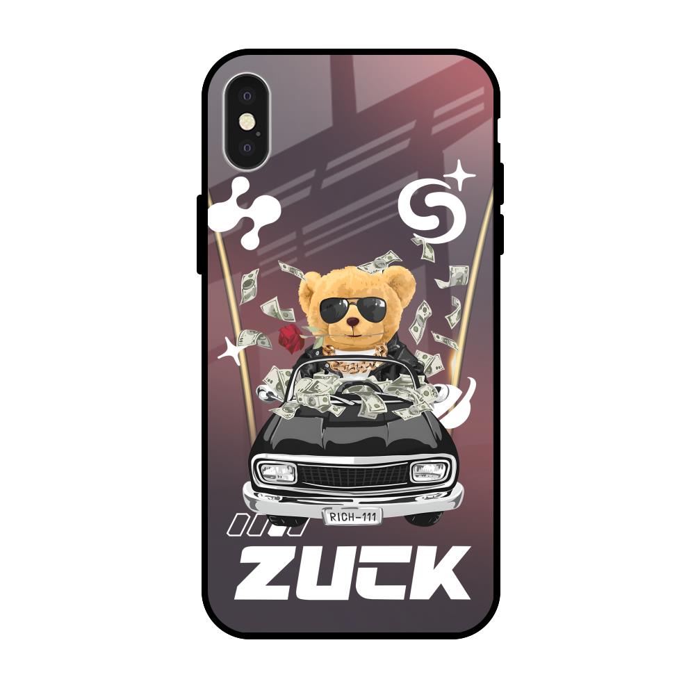 Money Madness iPhone X Glass Back Cover Online