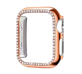 Rose Gold Single Halo Crystal Bumper Case