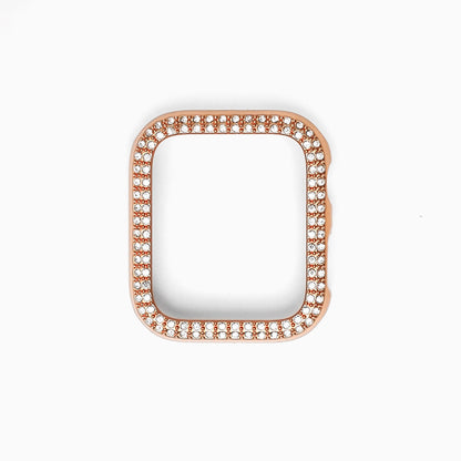 Rose Gold Double Halo Crystal Bumper Case