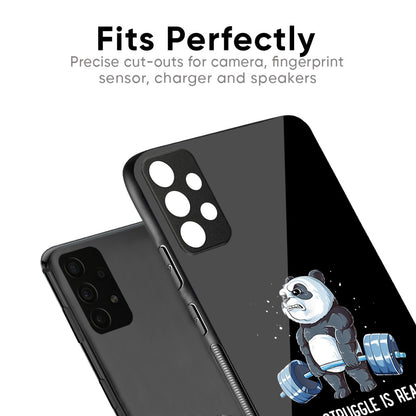 Real Struggle Glass Case for Redmi K50i 5G