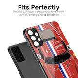 Racing Vintage Glass Case for Oppo A58 5G
