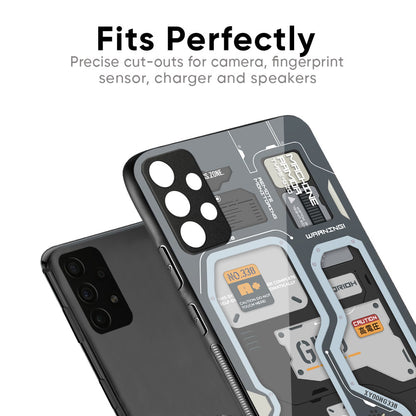 Retro Futuristic Glass Case for Realme 12 Pro Plus 5G