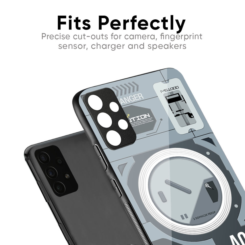 Modern Technology Glass Case for OnePlus Nord 2