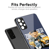 Adventurous Bear Glass Case for Realme 11x 5G