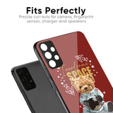 Astronaut Bear Glass Case for Oppo A18