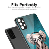 Adorable Baby Elephant Glass Case For OnePlus 12R 5G