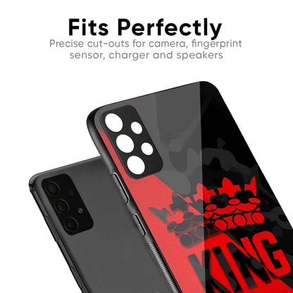 I Am A King Glass Case for IQOO Z9s Pro 5G