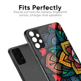 Retro Gorgeous Flower Glass Case for OnePlus 12R 5G