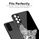 Kitten Mandala Glass Case for Samsung Galaxy A04