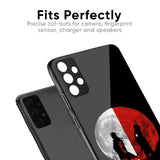 Anime Red Moon Glass Case for Oppo A18