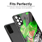 Anime Green Splash Glass Case for Redmi K50i 5G