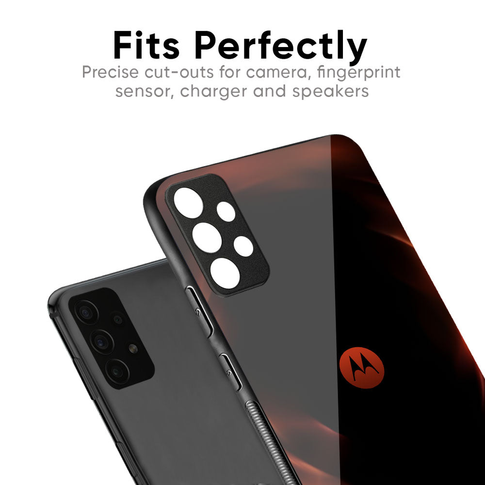 Evil Fire Glass Case for Motorola G35 5G