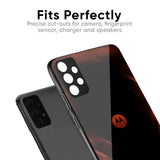 Evil Fire Glass Case for Motorola G35 5G