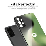 Green Tornado Glass Case for Motorola G35 5G
