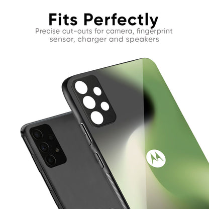 Green Tornado Glass Case for Motorola G45 5G