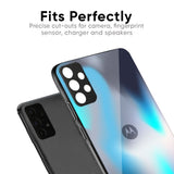 Blue Swan Shadow Glass Case for Motorola G35 5G