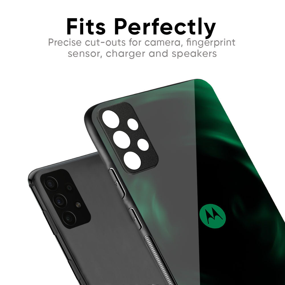 Green Well Glass Case for Motorola G35 5G