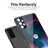 Brush Art Glass Case For Motorola Edge 50 Fusion 5G