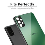 Green Grunge Texture Glass Case for Oppo A38