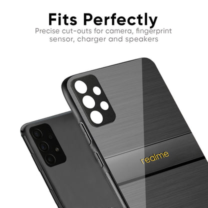 Grey Metallic Glass Case For Realme GT7 Pro