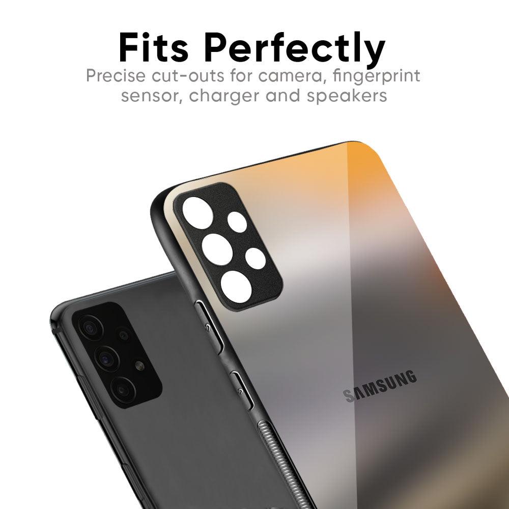 Minimalist Ombre Glass Case for Samsung Galaxy M35 5G