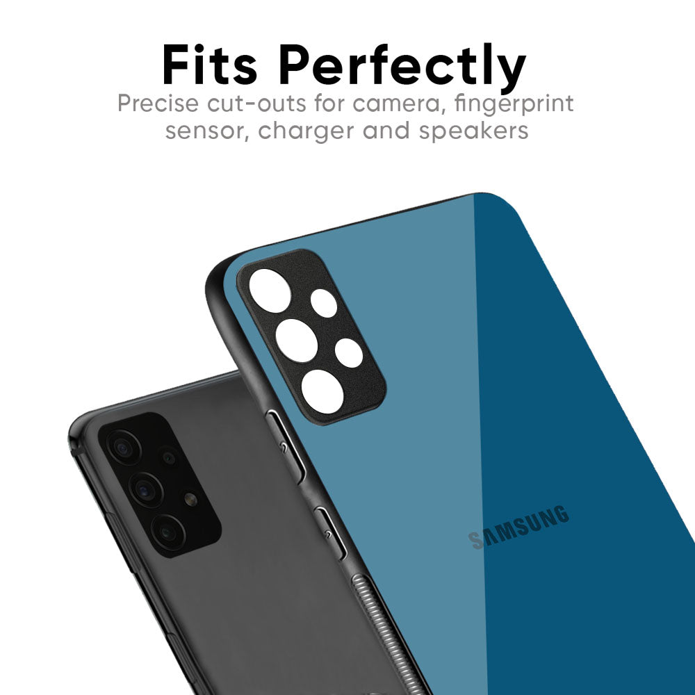 Cobalt Blue Glass Case for Samsung Galaxy A16 5G