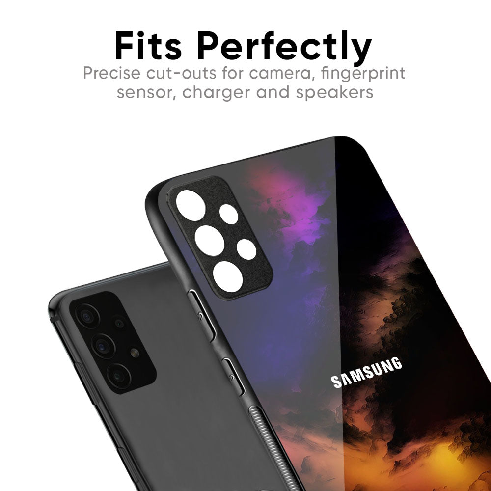 Danger Galaxy Glass Case for Samsung Galaxy M35 5G